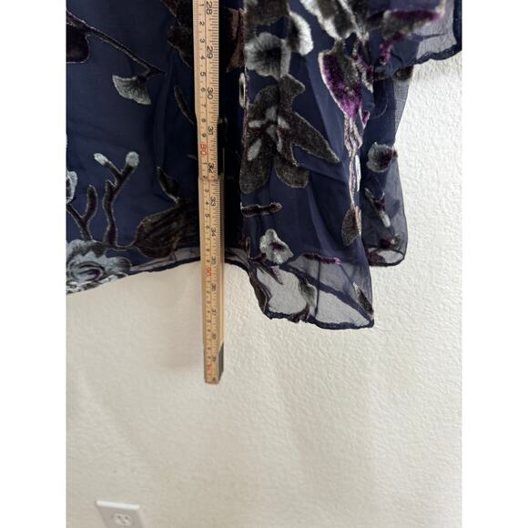 Floral Navy Midi Dress - Picture 3 of 14